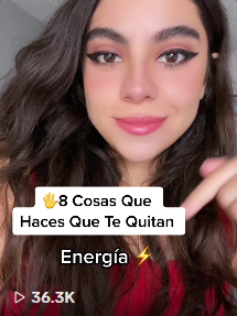 🖐️8 Cosas Que Haces Que Te Quitan Energía ⚡