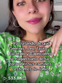 ♊Yo tratando de que Géminis, Leo, Tauro, Escorpio y Capricornio se hagan baño de sal para abrir sus caminos este mes de Junio ✨