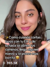 ✨Como cuando cortas lazos con tu Ex y de la nada se abren tus caminos, llega alguien nuevo y te pones mas bonita 😌