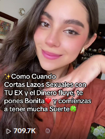 ✨Como Cuando Cortas Lazos Sexuales con TU EX y el Dinero fluye, te pones Bonita💗 y comienzas a tener mucha Suerte🍀
