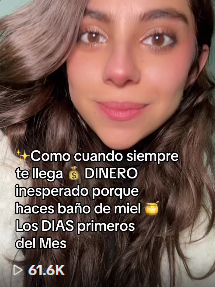 ✨Como cuando siempre te llega 💰 DINERO inesperado porque haces baño de miel 🍯 Los DIAS primeros del Mes