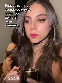 Todo va normal, cuando de pronto notas, que siempre pasa lo mismo...