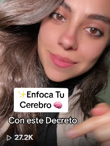 ✨Enfoca Tu Cerebro🧠 Con este Decreto