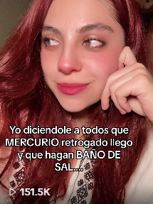 Yo diciendole a todos que MERCURIO retrogrado llego y que hagan BAÑO DE SAL...