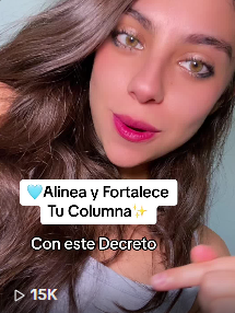 💙Alinea y Fortalece Tu Columna✨ Con este Decreto