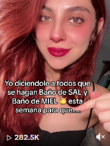 Yo diciendole a todos que se hagan Baño de SAL y Baño de MIEL 🍯 esta semana para que....
