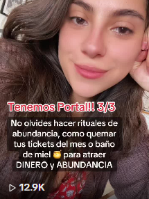 Tenemos Portal‼️ 3/3 No olvides hacer rituales de abundancia, como quemar tus tickets del mes o baño de miel 🍯 para atraer DINERO Y ABUNDANCIA