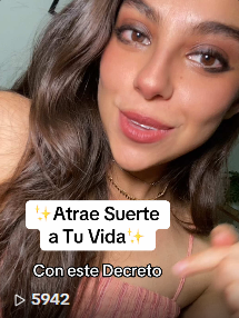 ✨Atrae Suerte a Tu Vida✨ Con este Decreto