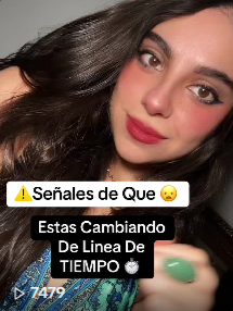 ⚠️Señales de Que 😕 Estas Cambiando De Linea De TIEMPO🕸️