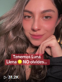 Tenemos Luna Llena 🌕 NO olvides....