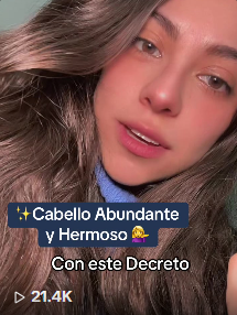 ✨Cabello Abundante y Hermoso 💆‍♀️ Con este Decreto