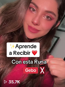 ✨Aprende a Recibir❤️ Con esta Runa Gebo