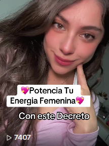 💖Potencia Tu Energia Femenina💖 Con este Decreto