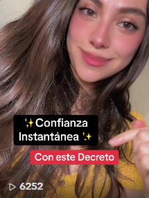 ✨Confianza Instantánea ✨ Con este Decreto
