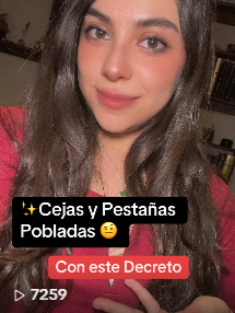 ✨Cejas y Pestañas Pobladas 😌 Con este Decreto