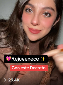 💖Rejuvenece ✨ Con este Decreto