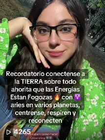 Recordatorio conectense a la TIERRA sobre todo ahorita que las Energías Estan Fogozas 🔥 con ♈ aries en varios planetas, centrunse, respiren y reconecten