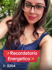 ✨Recordatorio Energetico✨
